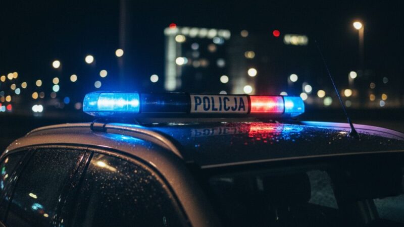 Agresywny napastnik obezwładniony na pętli tramwajowej