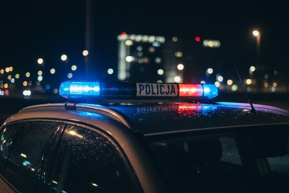Agresywny napastnik obezwładniony na pętli tramwajowej