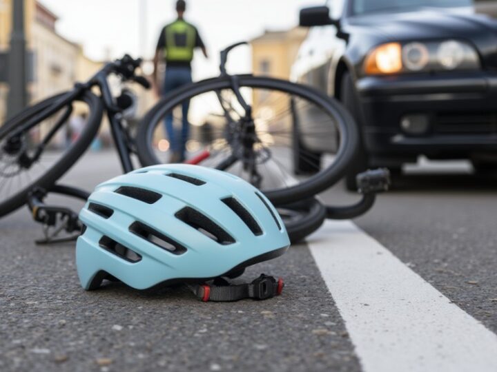 Rowerzysta wjeżdża na czerwonym: dramatyczne potrącenie z Toyotą