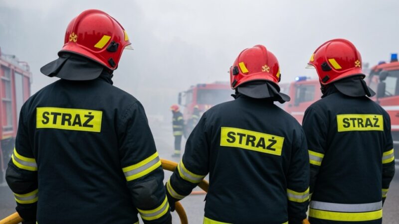 Groźny pożar na Krasnobrodzkiej: służby w akcji!