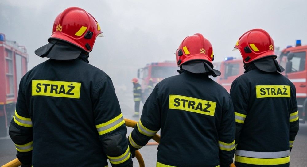 Groźny pożar na Krasnobrodzkiej: służby w akcji!