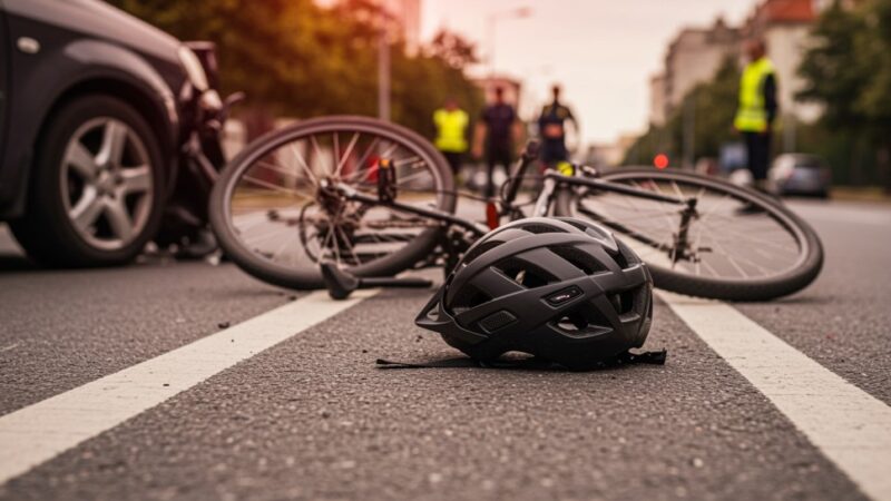 Brawurowe zatrzymanie nietrzeźwego rowerzysty w centrum miasta