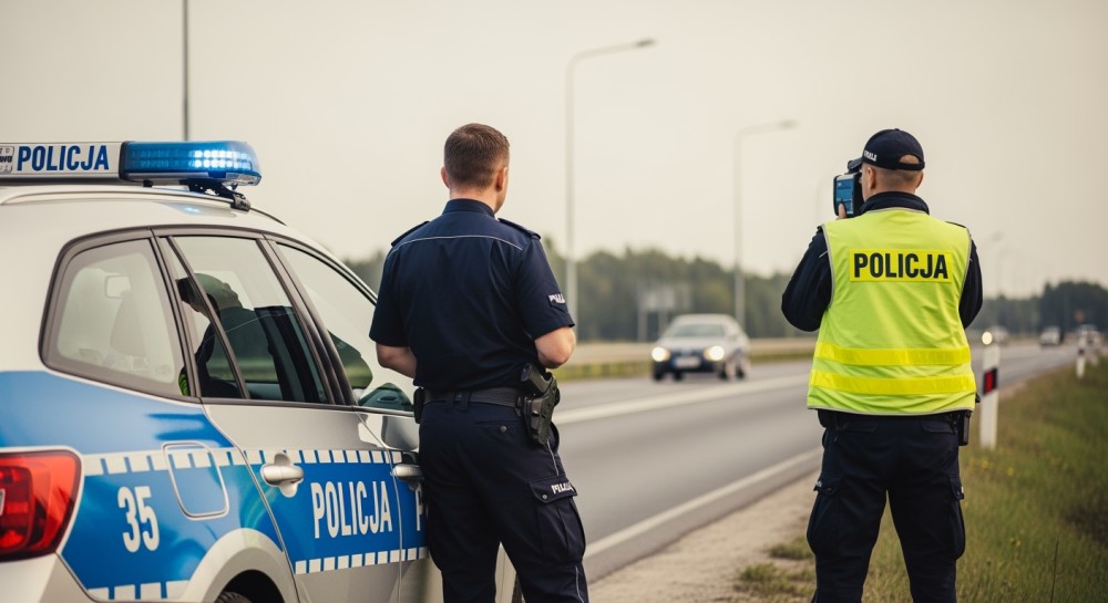 Niebezpieczna ucieczka: pijany kierowca w szaleńczym pościgu na drogach Marek