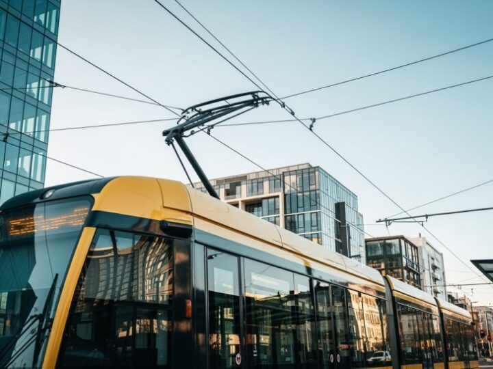 Wrocławski niebieski tramwaj zaskakuje Warszawę!