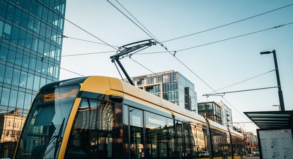 Wrocławski niebieski tramwaj zaskakuje Warszawę!