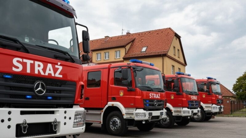Białołęka w akcji: strażacy opanowali niebezpieczny wyciek kwasu solnego