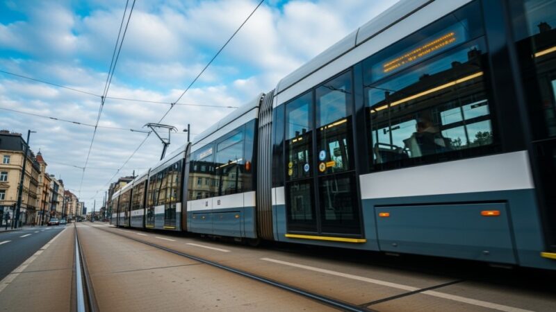 Błękitny tramwaj z historią wraca na warszawskie tory!