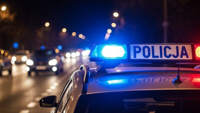 Mężczyzna aresztowany po szalonej akcji na rondzie w Warszawie