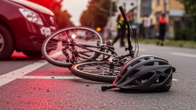 Młody rowerzysta ratuje się z opresji – szybka akcja strażników miejskich w bikeparku!