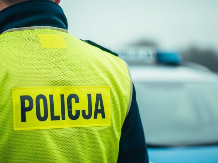 Kierowca z zakazem dachował na trasie Serock-Wierzbica