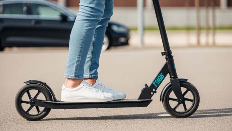 Dziecko na hulajnodze elektrycznej: przepisy mogą zaskoczyć rodziców