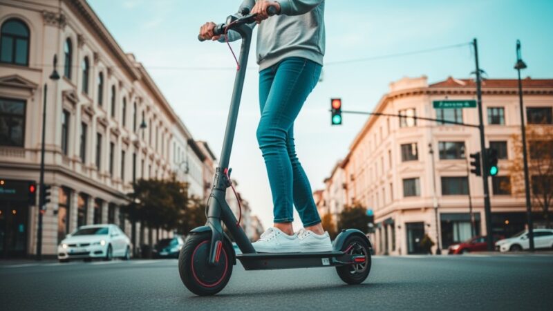 Bezpieczna jazda na hulajnodze: Policja uczy młodzież zasad ruchu drogowego