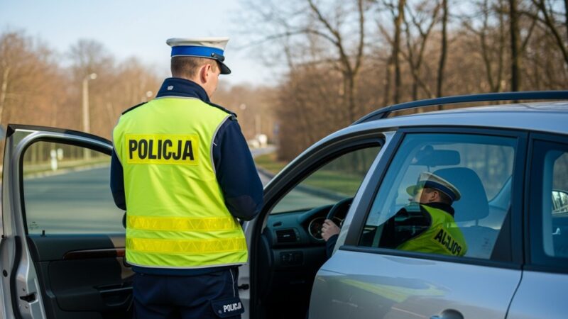 Niebezpieczne opony ciężarówki zatrzymane przez policję