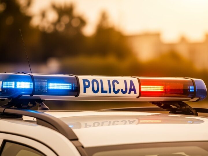 Szybka interwencja policji w sprawie nieobyczajnego zachowania na przystanku