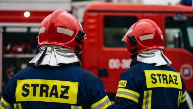 Pożegnanie w mundurze: Emocjonalna uroczystość strażaków Warszawy