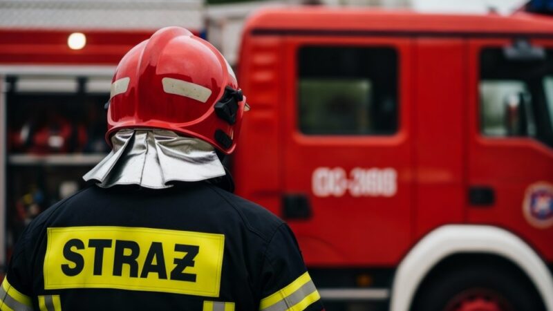Bohaterska walka strażaków z OSP Radość w obliczu żywiołów