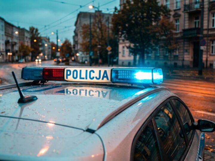 Kierowca jaguara z zakazami zatrzymany przez policję w Serocku