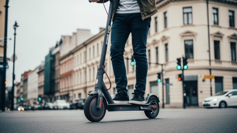 Mandat za lekkomyślność: 1000 złotych za pozwolenie dziecku na jazdę hulajnogą elektryczną