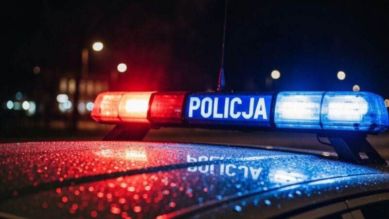 Nocna ucieczka szaleńca za kierownicą!