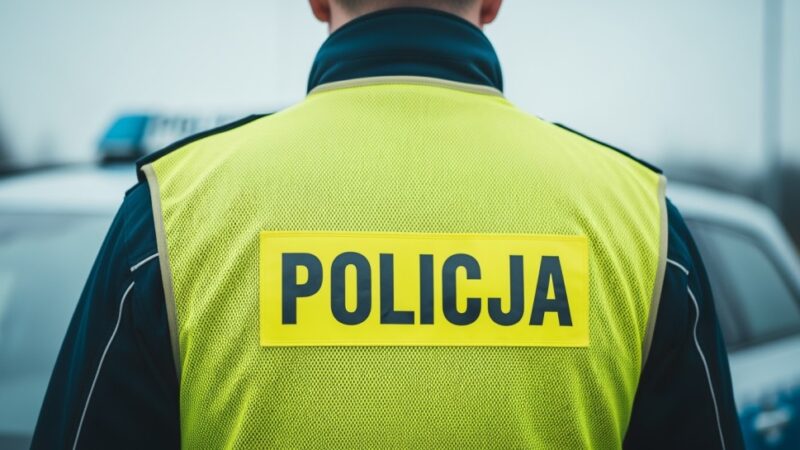 Młody kierowca bez uprawnień wjechał w hydrant, zalewając ulicę