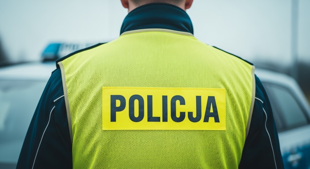 Młody kierowca bez uprawnień wjechał w hydrant, zalewając ulicę