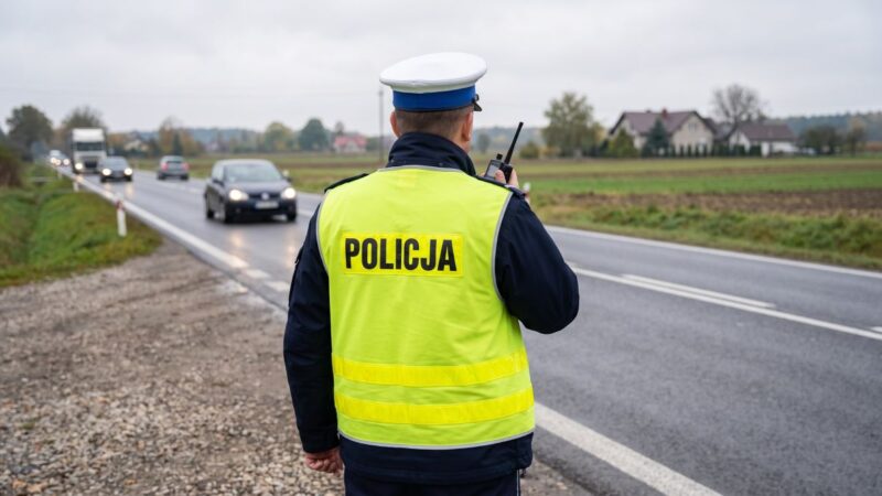 Pijany kierowca w szaleńczym pościgu na S17!