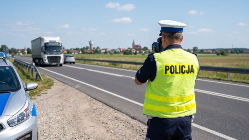 Kierowca Audi z prędkością 134 km/h w pobliżu szkoły – kolejny wypadek w Ostrowie!