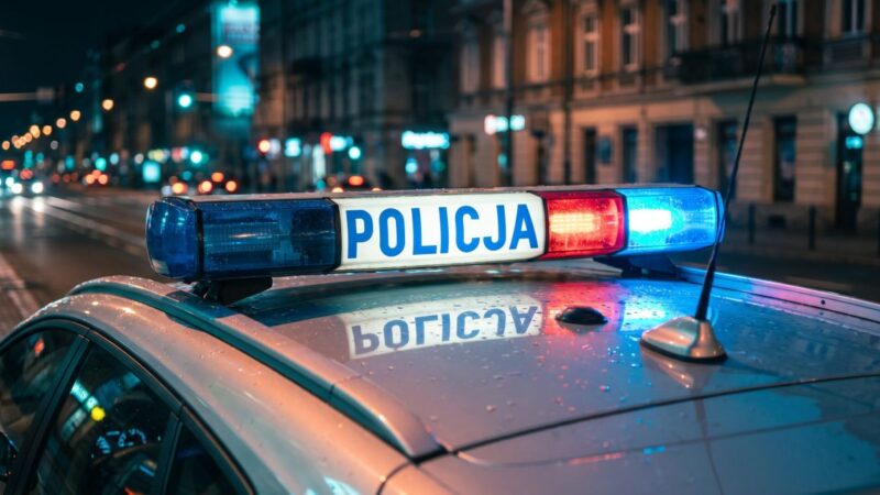 Brat w opałach: Policja ratuje przed nożownikiem w Józefowie