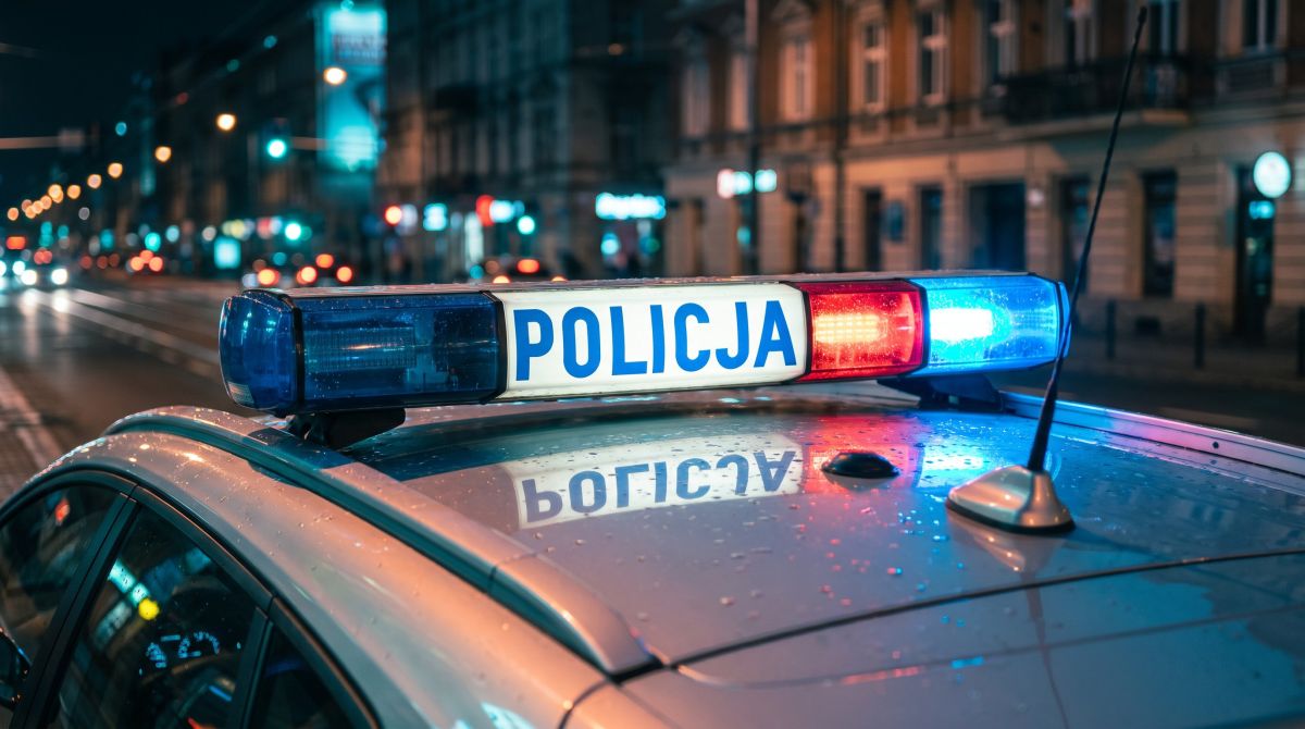 Brat w opałach: Policja ratuje przed nożownikiem w Józefowie
