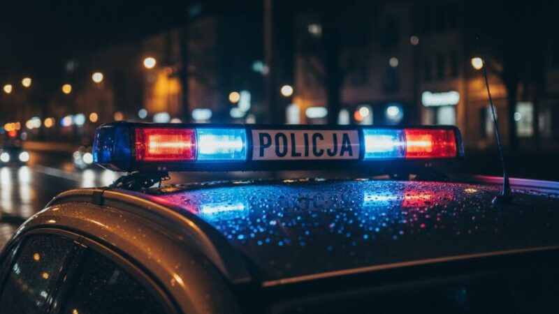 Mężczyzna z nożem groził na ulicy, trafił pod dozór policyjny
