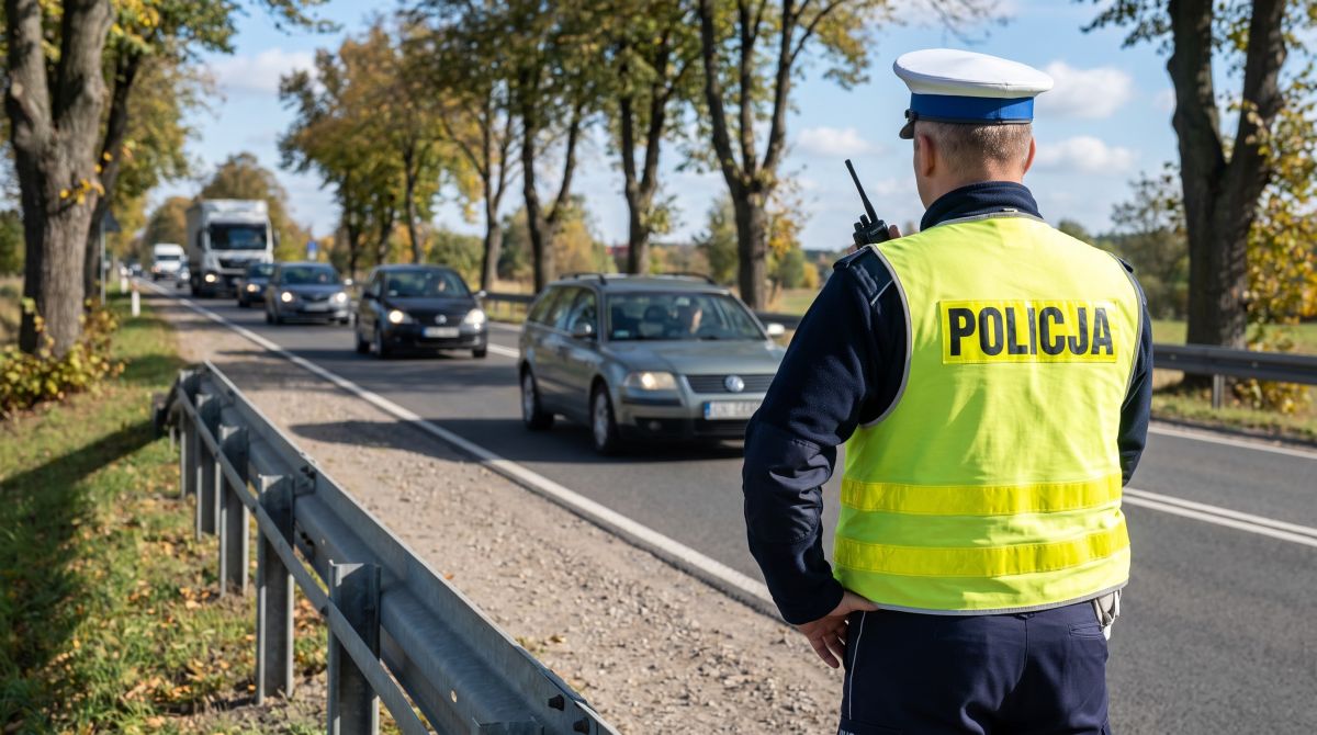 Nielegalna jazda: Mężczyzna bez prawa jazdy zatrzymany w Podłężu