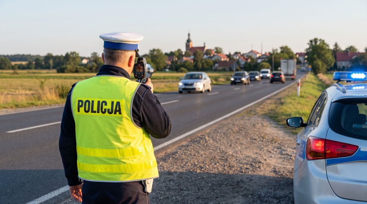 Driftowanie na publicznej drodze: 22-latek z Warszawy z mandatem i lawetą