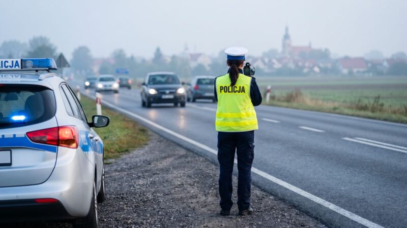 Bezpieczne drogi w Lesznowoli: Policja kontroluje kierowców!