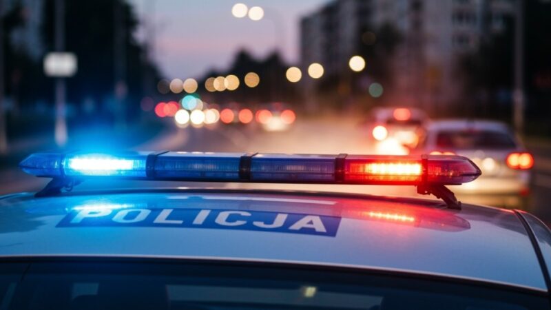 Szalony rajd po Woli Polskiej: 26-latek traci prawo jazdy za prędkość 104 km/h