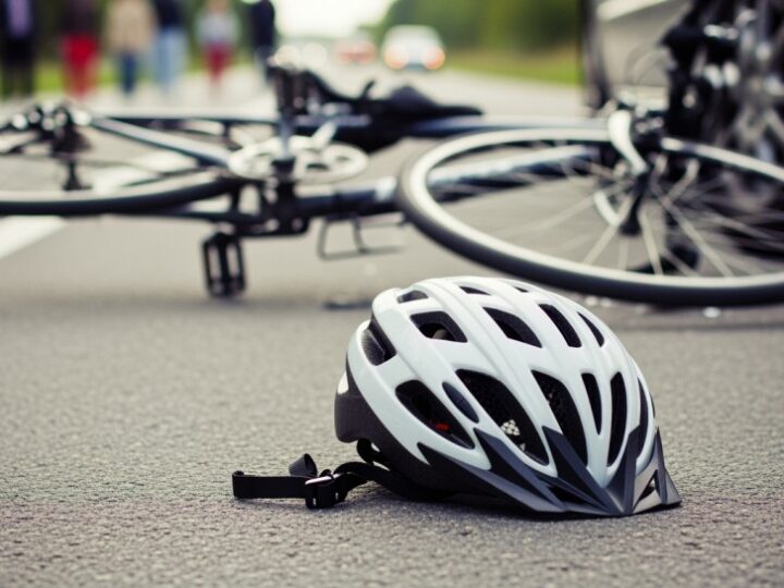 Tragedia na DW719: 42-letni rowerzysta zginął po zderzeniu z dwoma autami