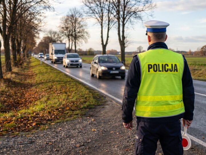 Policjant w akcji: Zatrzymał niebezpiecznego kierowcę na trasie do Warszawy