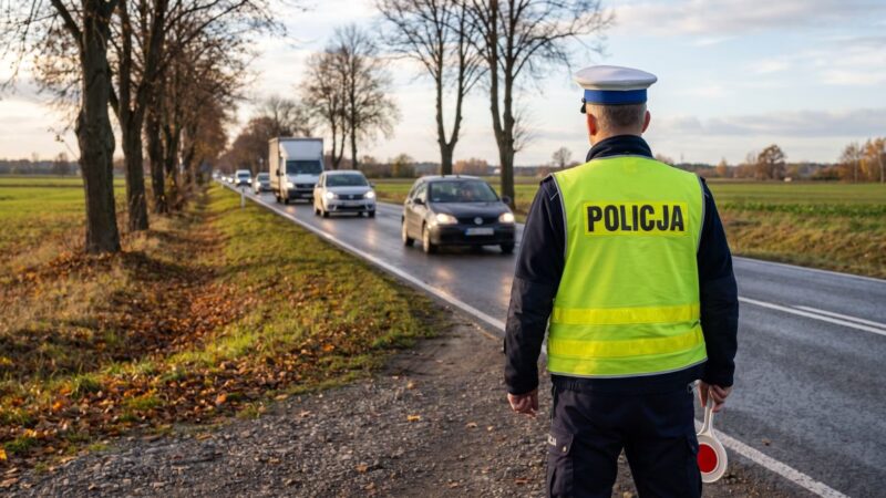 Policjant w akcji: Zatrzymał niebezpiecznego kierowcę na trasie do Warszawy